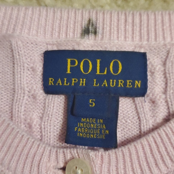 POLO PINK SWEATER - Picture 3 of 3